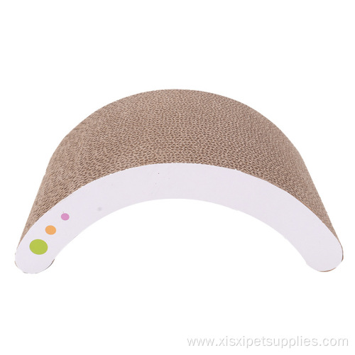 Fish Shape Cat Grinding Paw Toy Scratcher Cardboard